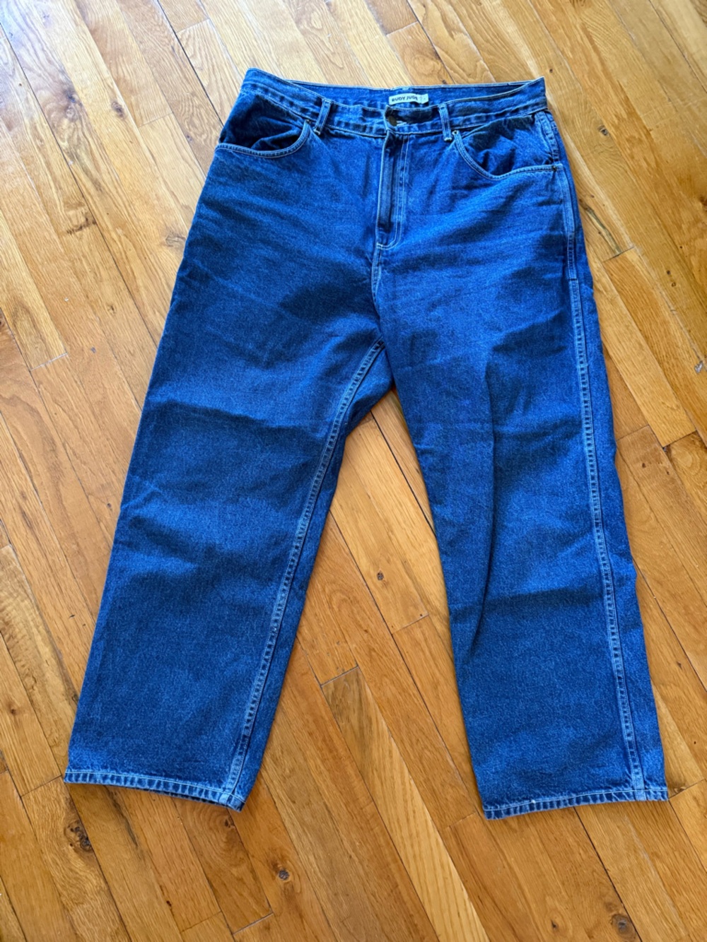Rudy Jude Adult Patchless Utility Jeans - Tumbled Classic Indigo - 6